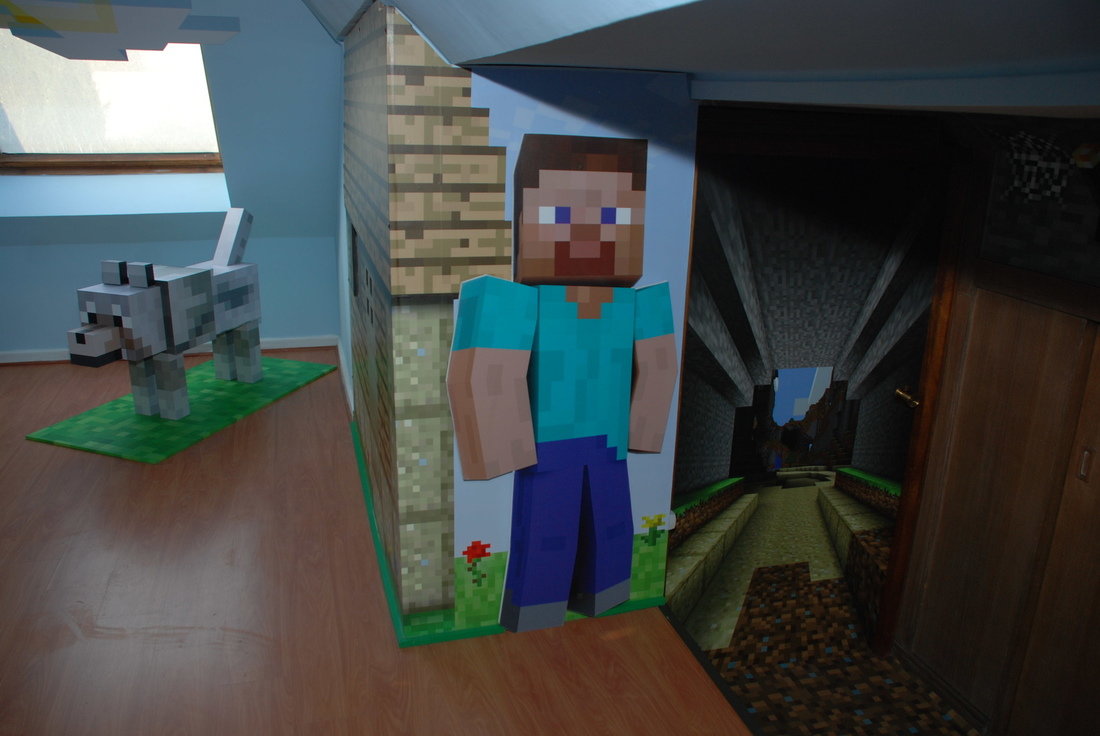 Eventos Minecraft Elaboración sala de juegos Habitación