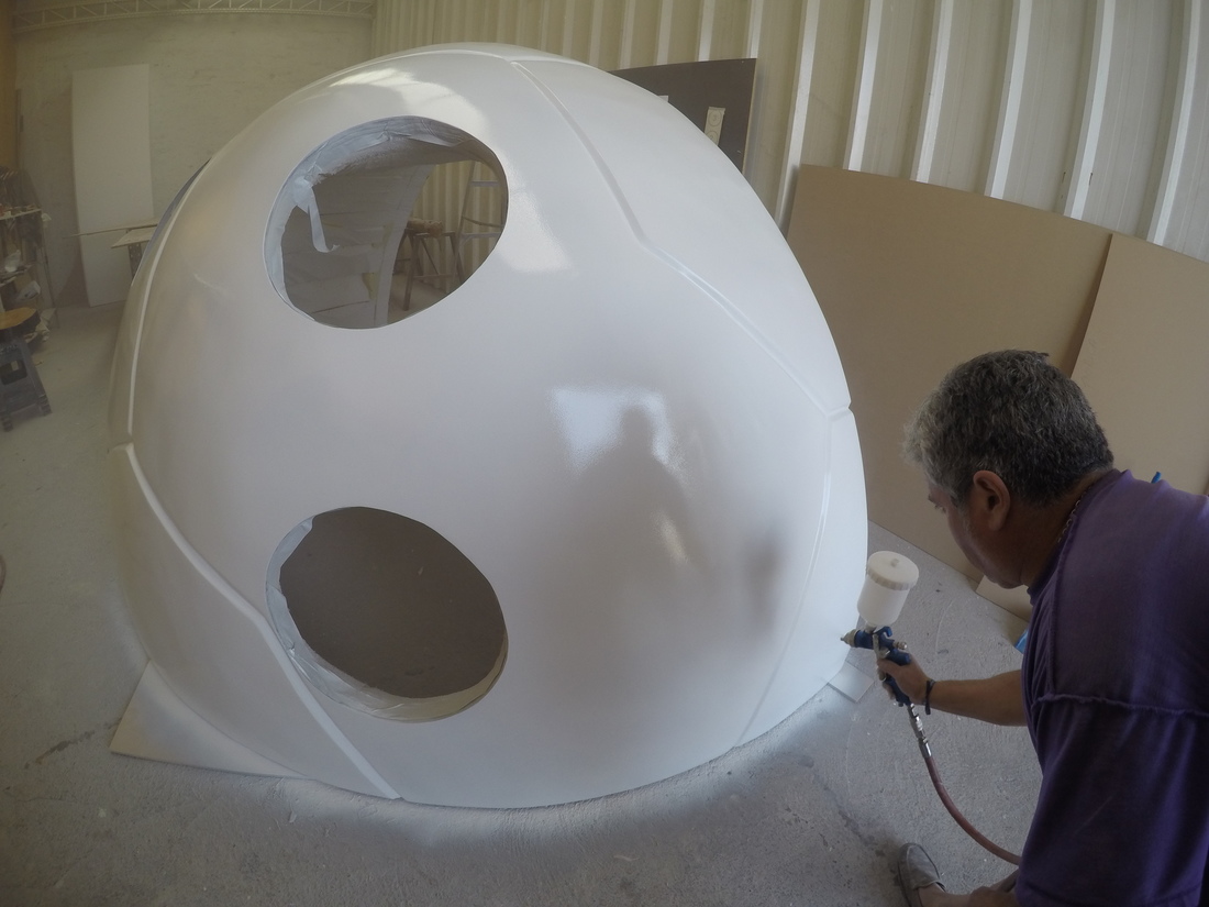 Ficticios Balon Adidas 3 fase inicial estructura lijada con orificios_