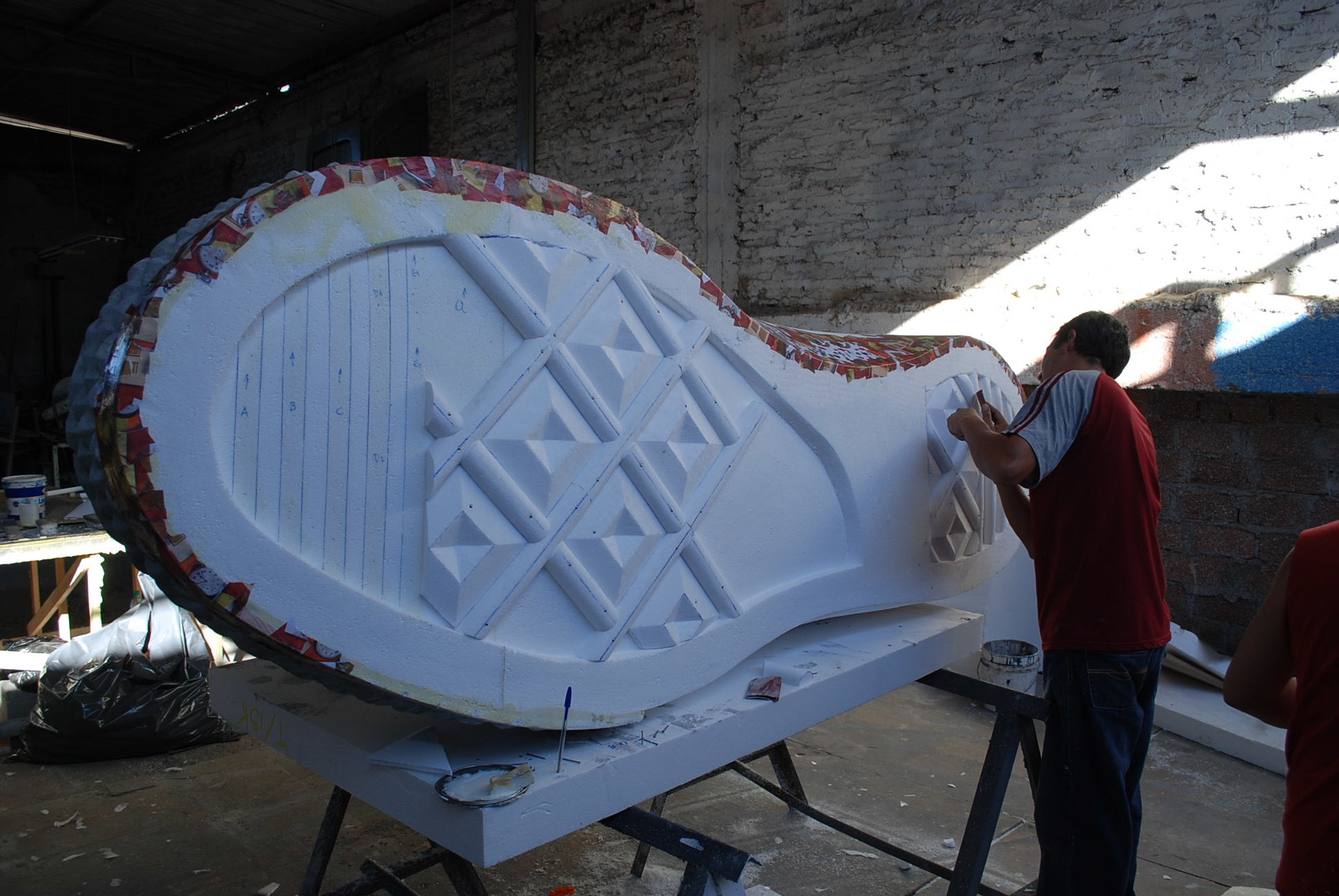 Ficticios Converse 6 creacion estructura fase intermedia detalles suela_