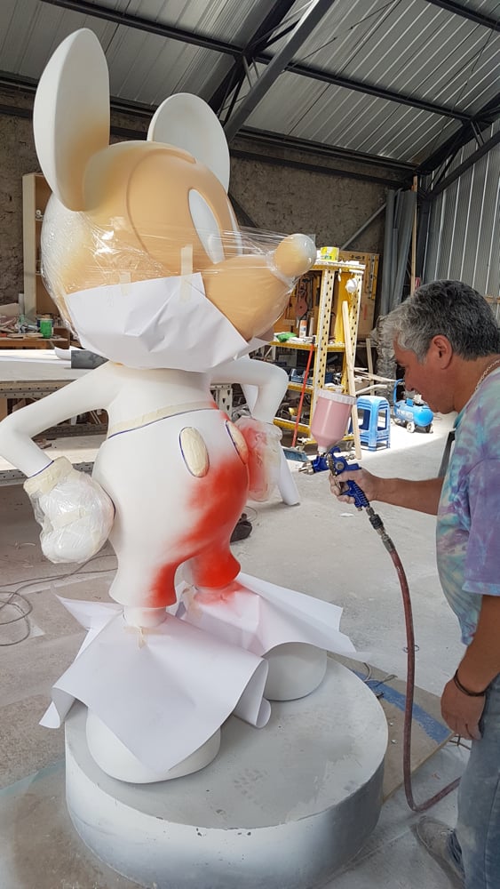Ficticios Mickey 5 fase intermedia pintura