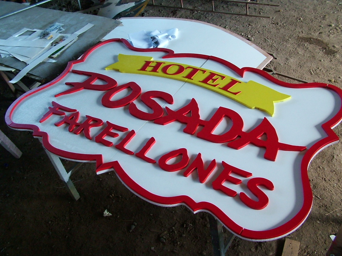 Letreros Hotel posada farellones