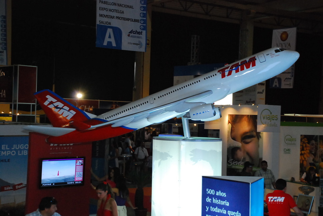 Stand Tam Airlines 6 fase final montaje